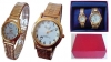 9 coffrets porte-bonheur de 2 montres f 