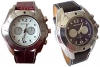 7 montres homme carlo sport cuir